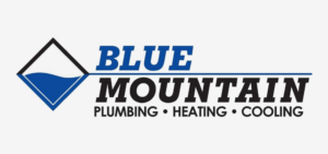 The Blue Mountain Plumbing, Heating, and Cooling logo